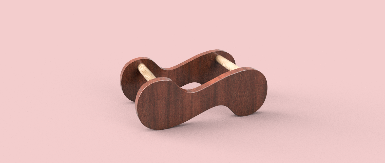 The Asymmetrical bass stand design