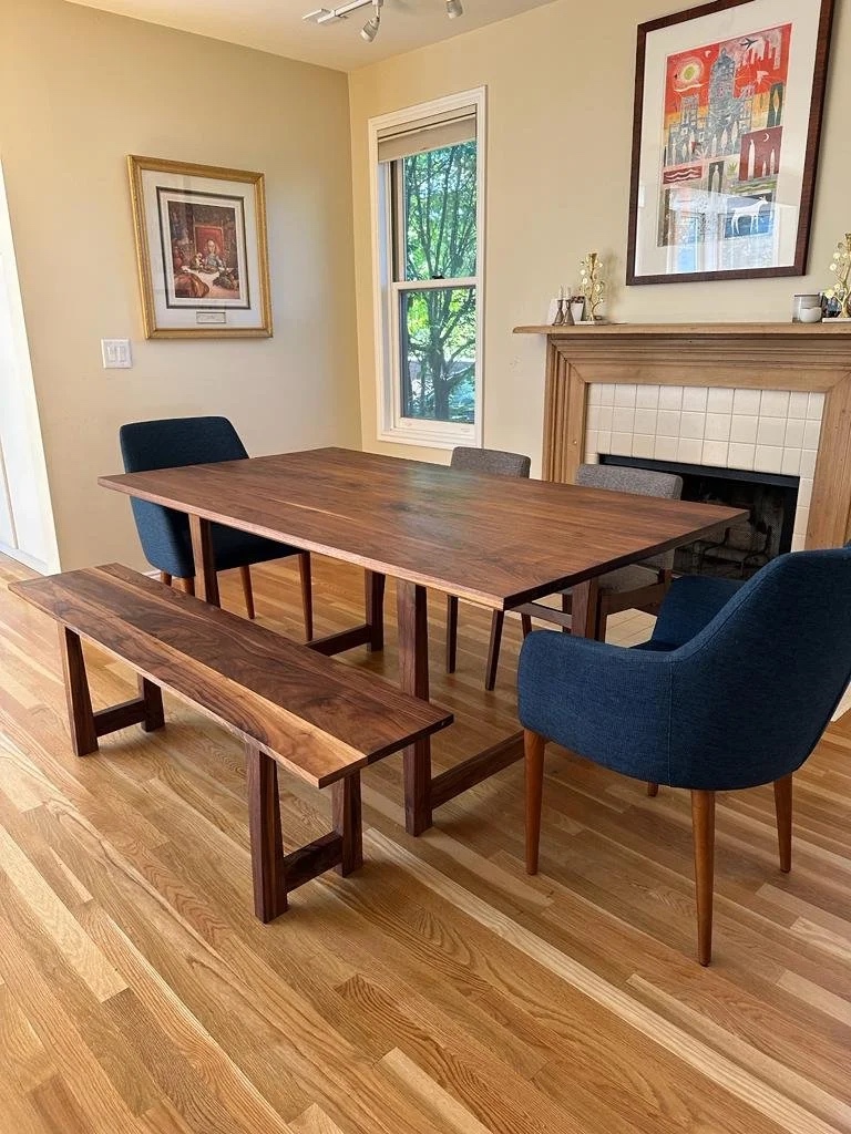 Brittney's Table — walnut dining table