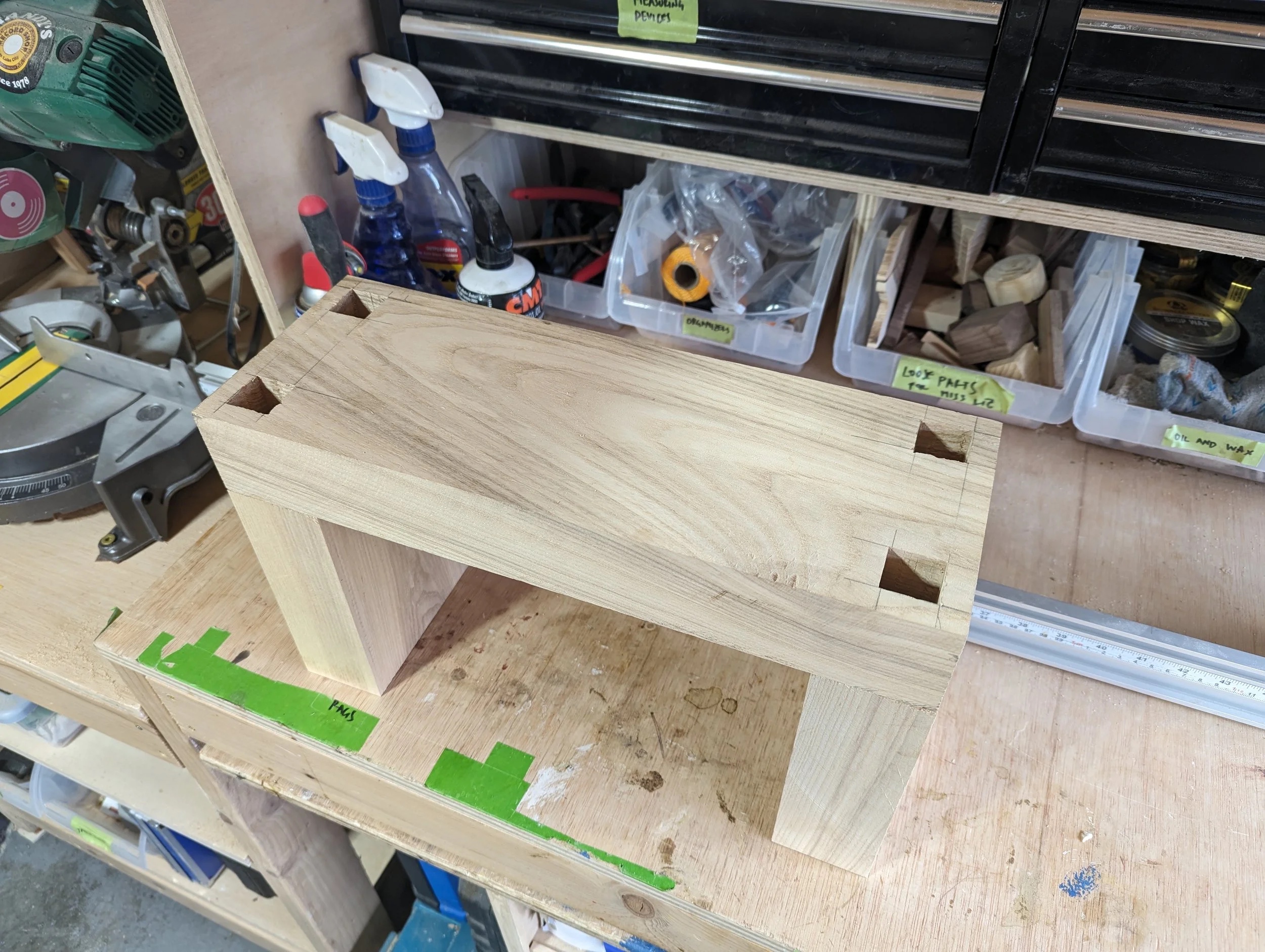 Color samples on ash wood — comparing finishes