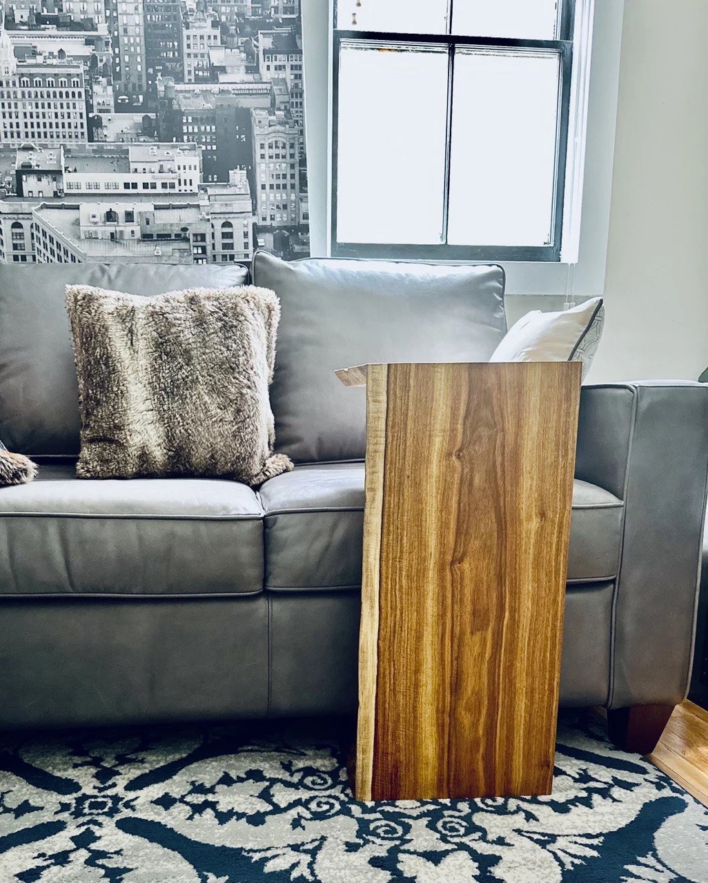 El Mesoncito de Luis — canary wood waterfall end table