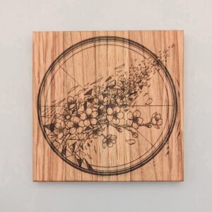 The Sakura Glitch Set | American Cherry and Red Oak